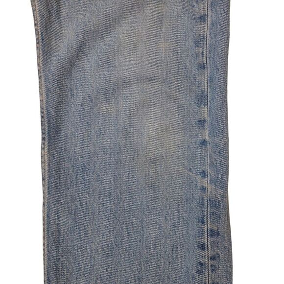 Levi’s 505 36 x 32 Distressed Straight Leg Work Jeans - Picture 9 of 11